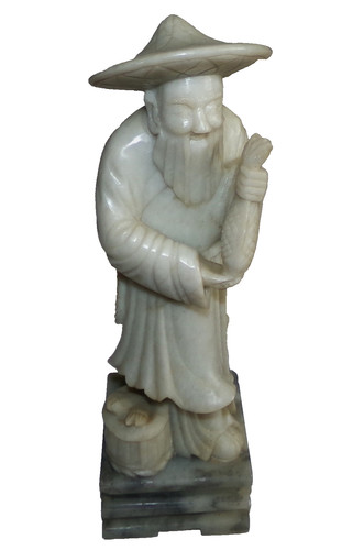 Vintage chinese carved stone - chinese,