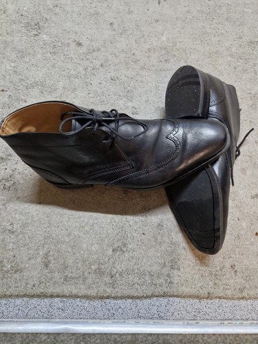 Leather chukka mens - m&s,