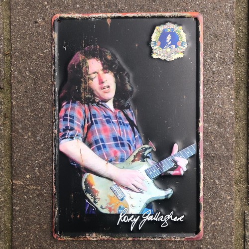Rory gallagher metal sign - rory,
