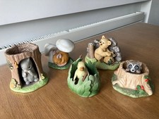 Woodland surprises -  vintage set x5