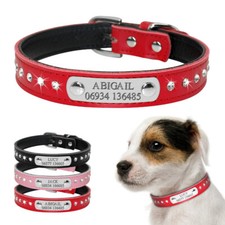 Soft Leather Personalised Dog