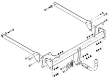 Swan Neck Tow Bar For Audi A8