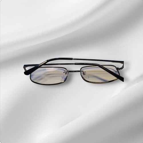 Black metal framed glasses - framed,
