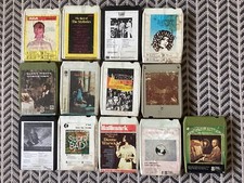 13    8 track cassette's
