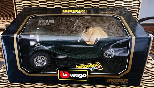 Burago jaguar ss100 scale - ss100, 1:18