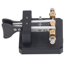 Morse Code Key Double Paddle Automatic CW Shortwave Telegram Tapper❀