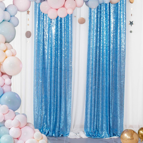 Sequin curtains panels - sequin, baby