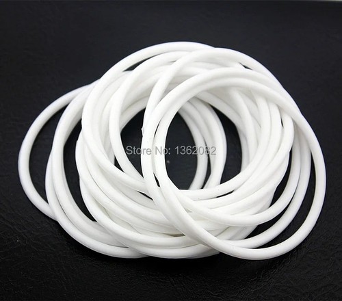 10pcs lot black white - white, rubber