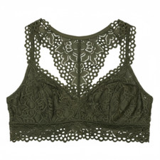 Aerie Lace Bralette in Olive