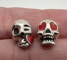 Halloween 2 x Emoji Skull