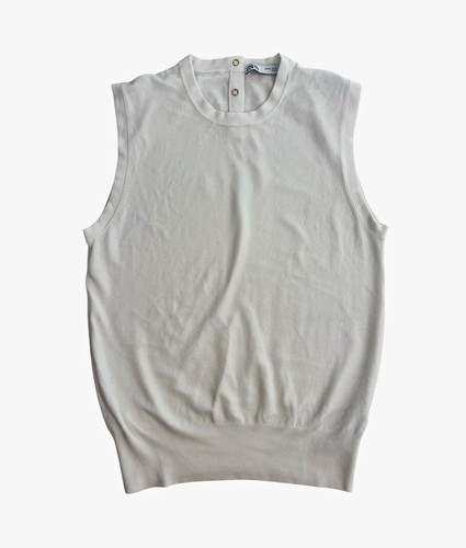 Zara women white knit - zara,