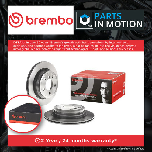 Brake discs pair vented - discs,
