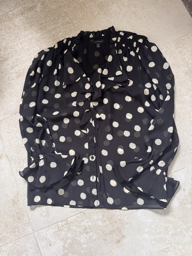 Topshop sheer polka dot - topshop,