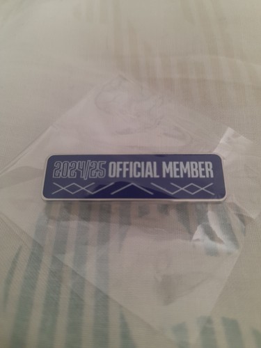 Everton members pin badge - members,