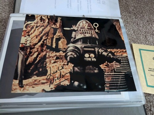 Robby the robot hand signed - the,