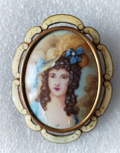 Vintage thomas mott brooch - l,