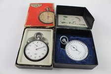 Mens Vintage Assorted Mechanical Stop Watches Heuer Seiko SPARES/REPAIRS x 2