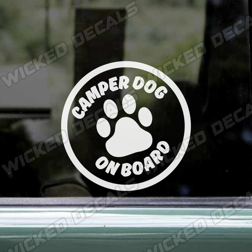 Camper dog board - camper,