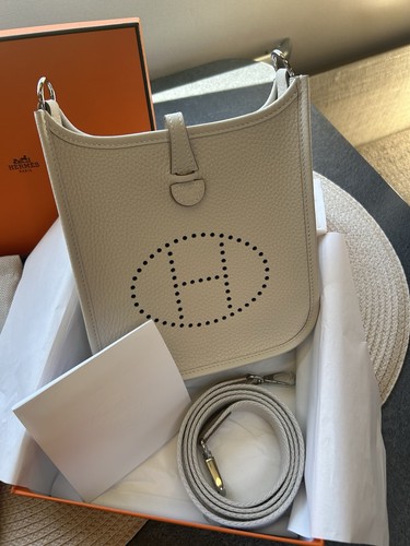 Hermes evelyne mini cream - mini, 16