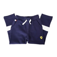 Scuderia Ferrari Boy Ink Blue French Terry Joggers Pants