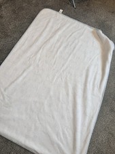 Matalan Boys Blanket White With Blue Elephants Good Condition