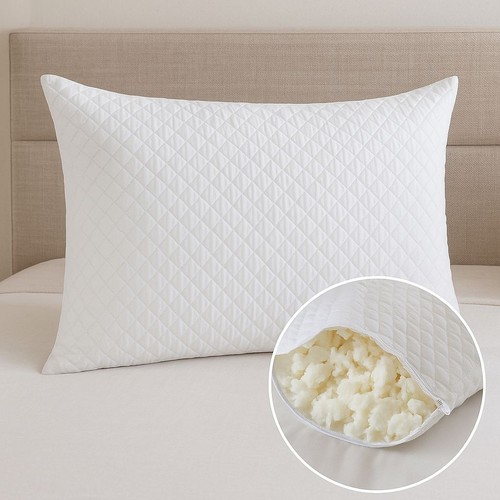 Shredded memory foam quilted - shredded,