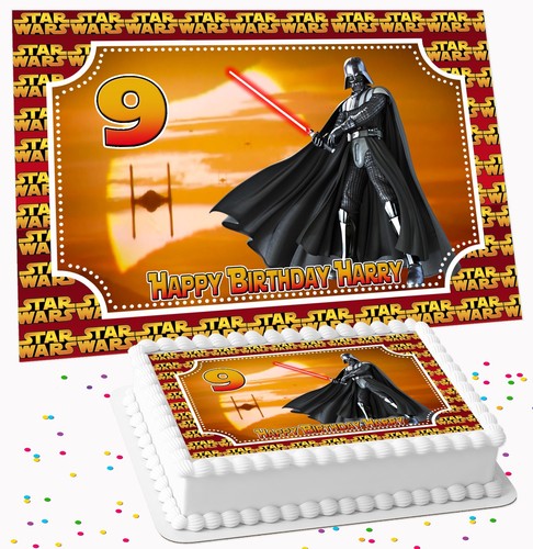 Star wars birthday - star, rectangle