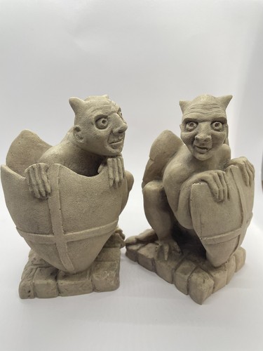 Pair gargoyle demon - pair,