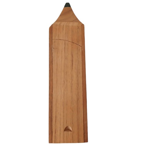 Wood pencil box kids vintage - pencil,