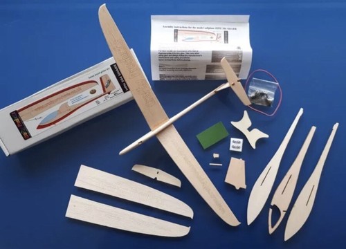 Balsa wood glider - balsa, kit