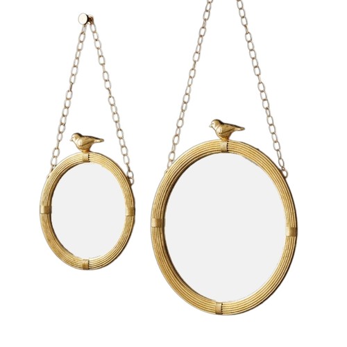 Wall accent mirror - accent, bird
