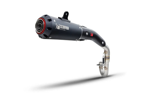 Scorpion full exhaust - exhaust, black