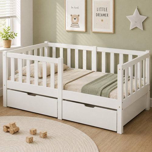 Toddler bed wooden kids - kids,