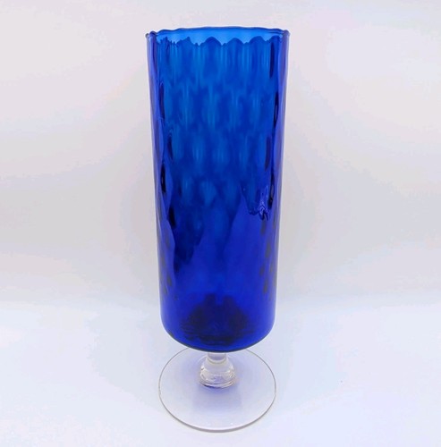 Cobalt blue vase - cobalt,