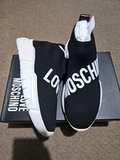 Love Moschino Logo Strap Sock
