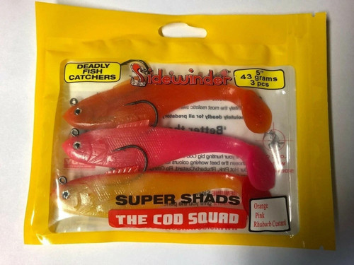 Sidewinder super shads 4in - sidewinder,