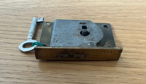 Antique vintage cabinet - vintage, lock