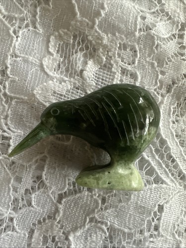 Nephrite jade kiwi bird - nephrite,