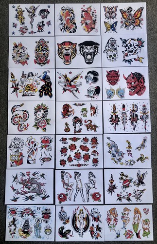 Classic vintage flash tattoo - flash,