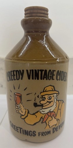 Vintage creedy cider stoneware - cider,