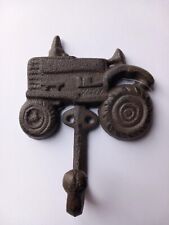 Metal Wall Hook Tractor Cast Iron Antique Rustic Look