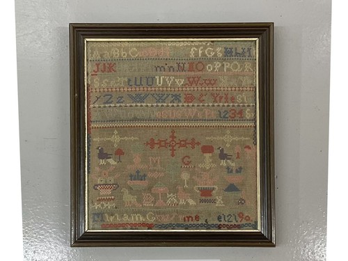 Antique victorian woolwork - antique,
