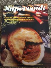 VINTAGE SUPERCOOK MAGAZINE PART 76 LOTS OF OLD AND NEW WAYS TO COOK RHUBARB