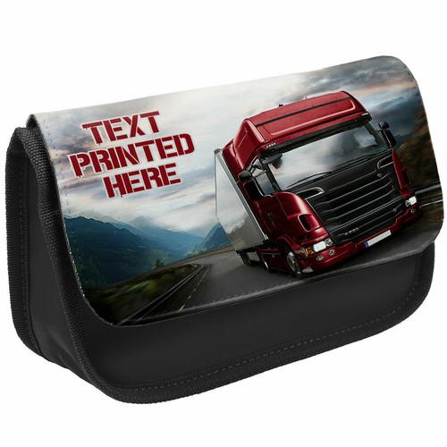 Personalised lorry pencil case - lorry,