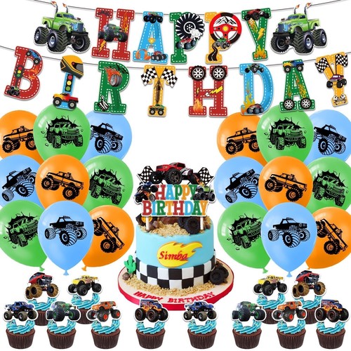 New monster trucks birthday - trucks,