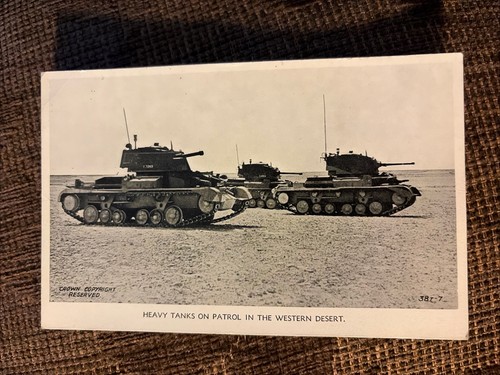 Wwii photo postcard tanks - wwii,