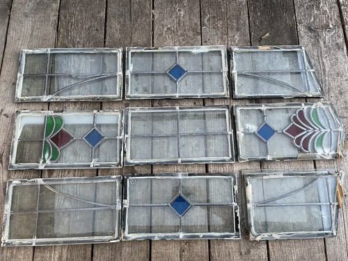 Antique vintage stained glass - vintage,