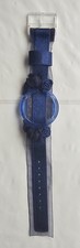 Pop Swatch King Blue 25 Mm Correa Watch Band Strap Vintage Pmn108
