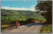 WILMINGTON The Long Man Dartford Kent Postcard
