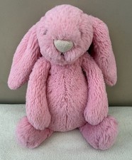 Jellycat Small Sorbet Bashful Bunny Rabbit Soft Toy Comfort Pink Baby Soother